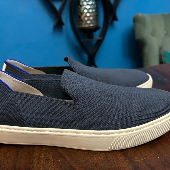 Rothy’s The Original Slip On Sneaker Size 9 Navy - Picture 2 of 5